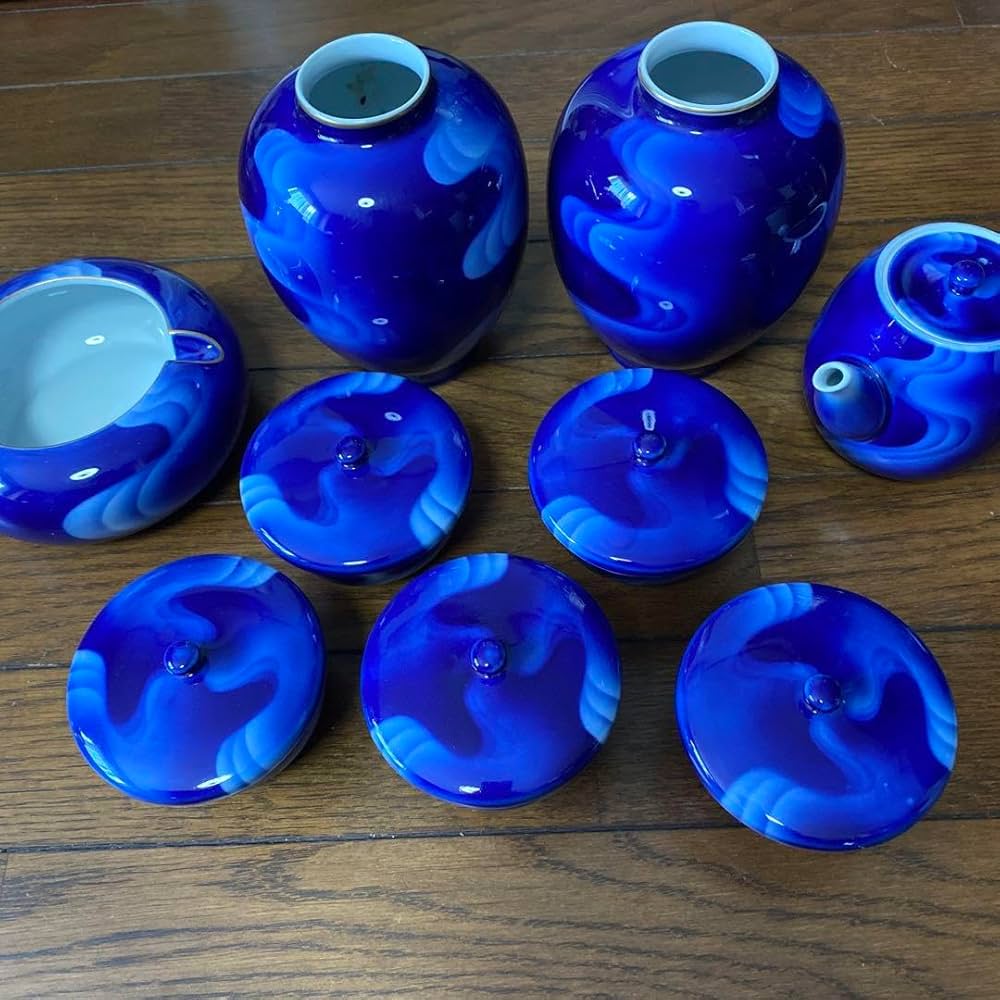 期間限定最終処分特価深川製磁 おもてなしセット 美術品 茶器セットと花瓶二個灰皿 期間限定最終処分特価深川製磁おもてなしセット美術品茶器セット